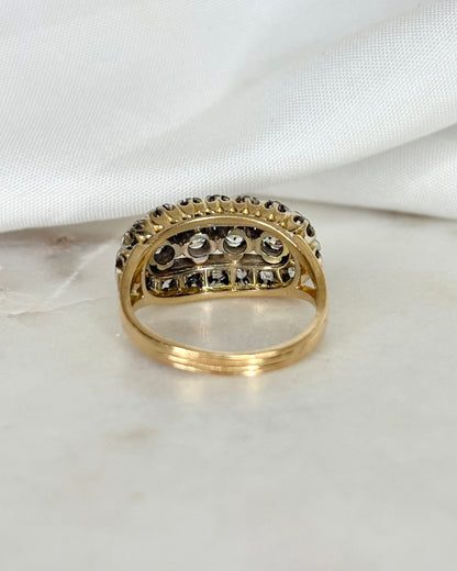 Bague Art Déco Diamants 0.92 carat &quot;Aglaé&quot;