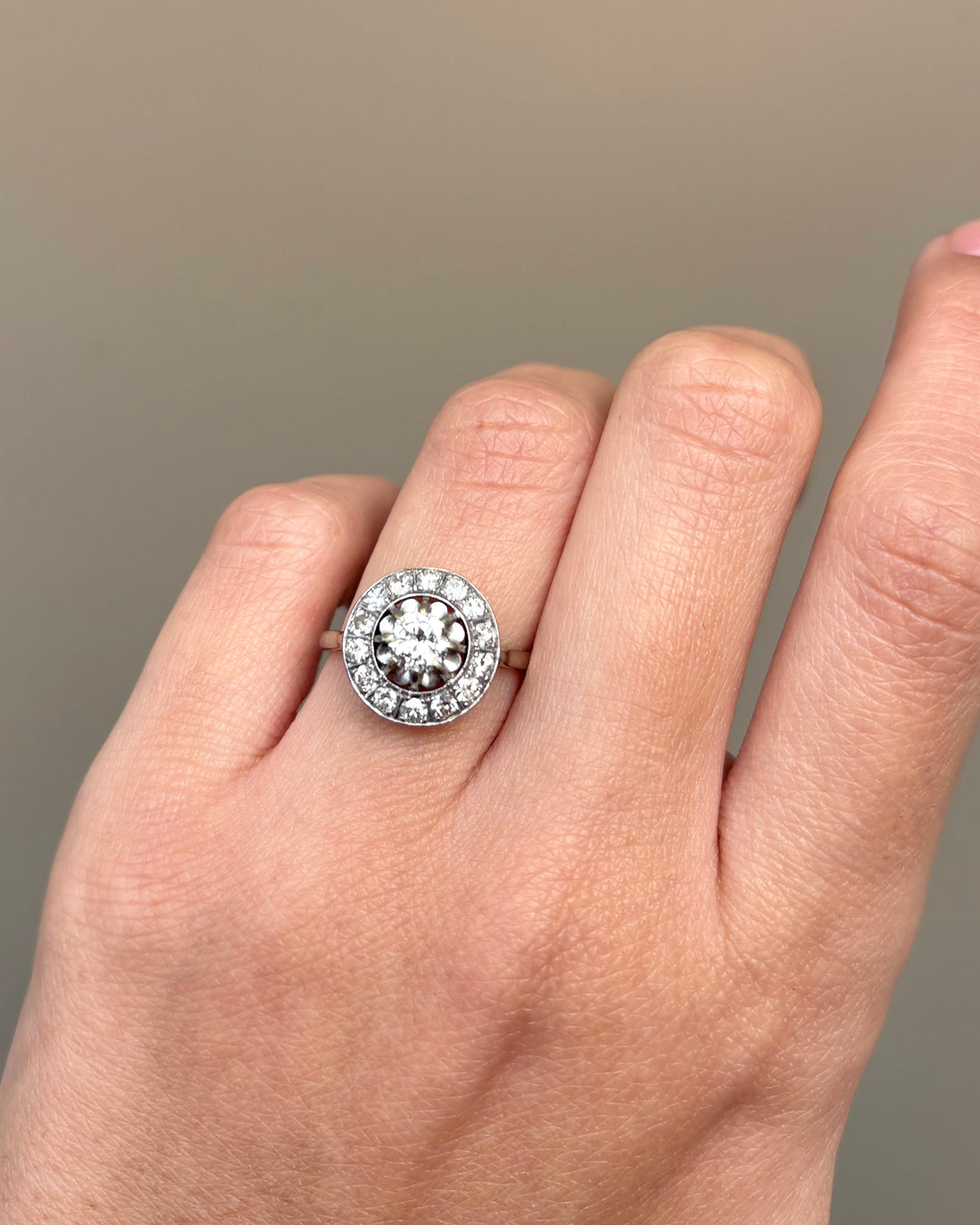 Art Deco Diamond Ring 0.93 carat &quot;Ella&quot;