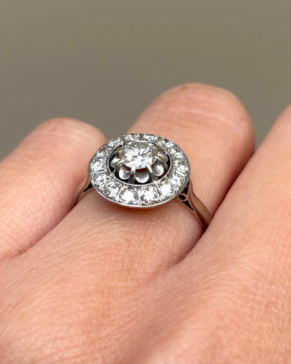 Art Deco Diamond Ring 0.93 carat &quot;Ella&quot;