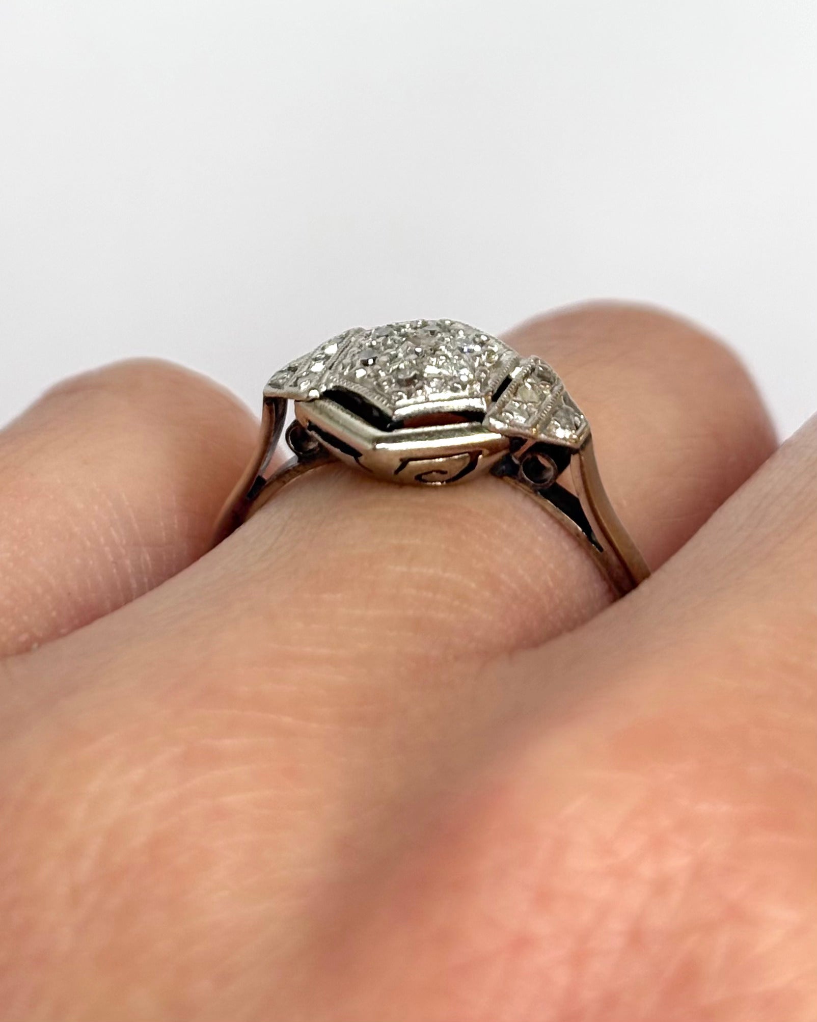 Bague Art Déco Diamants "Tonia" - Elliade Paris