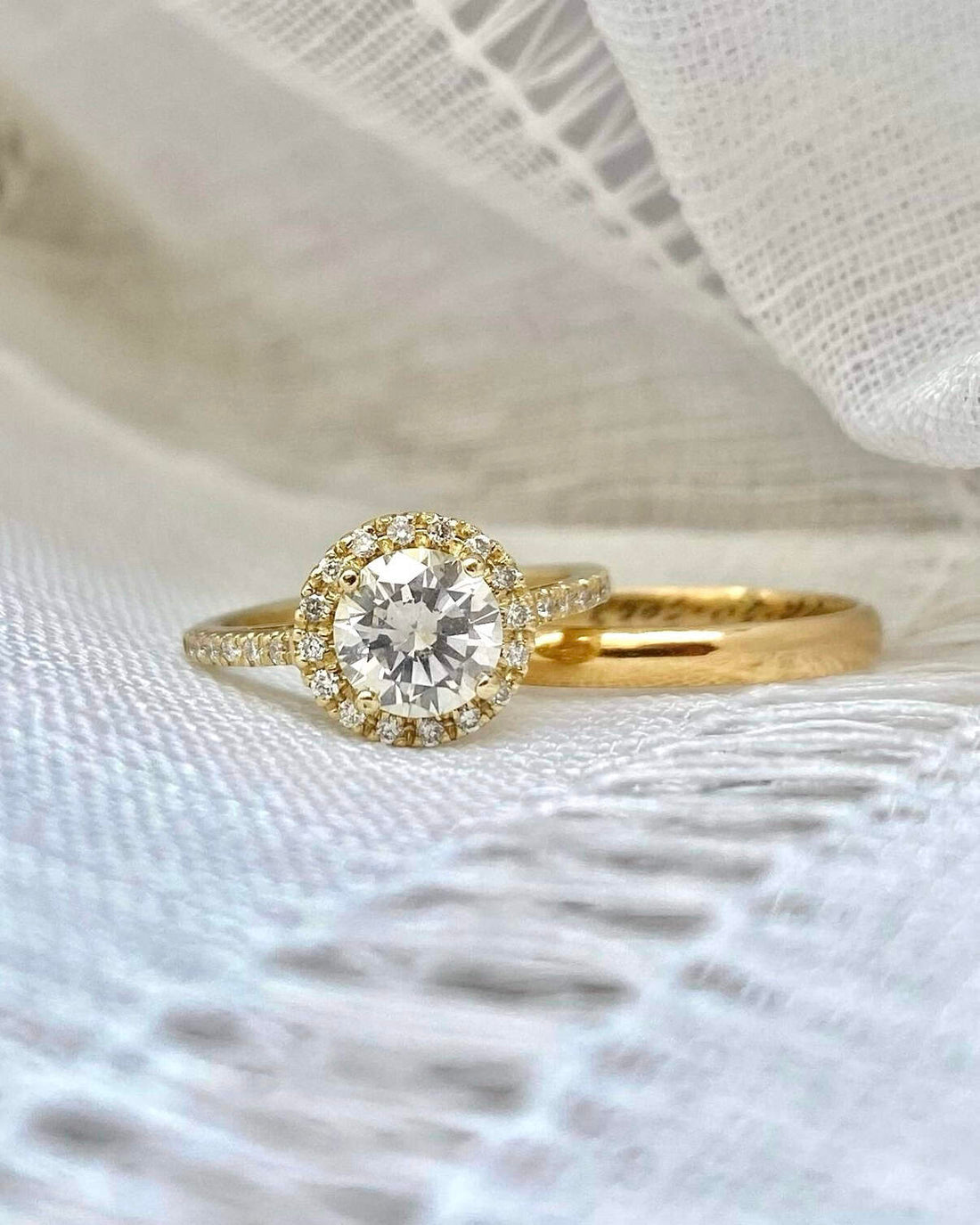 Bague de fiançailles Or jaune Romane | Zeina Bague de fiançailles Or jaune Romane | Zeina