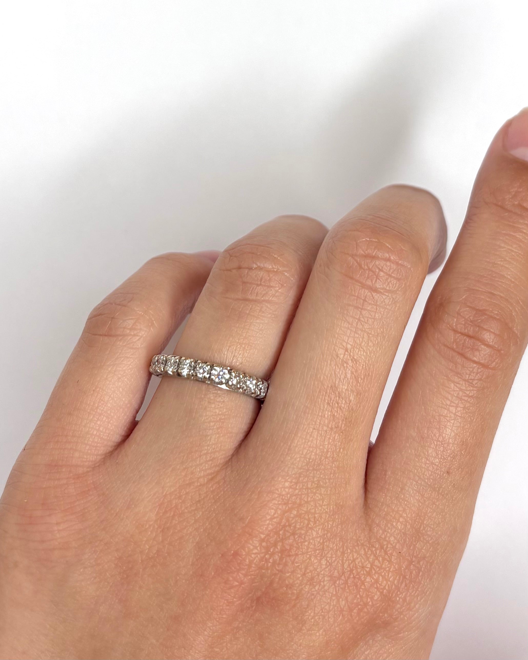 0.57 Carat Diamond Half-Eternity Ring "Antonelle"