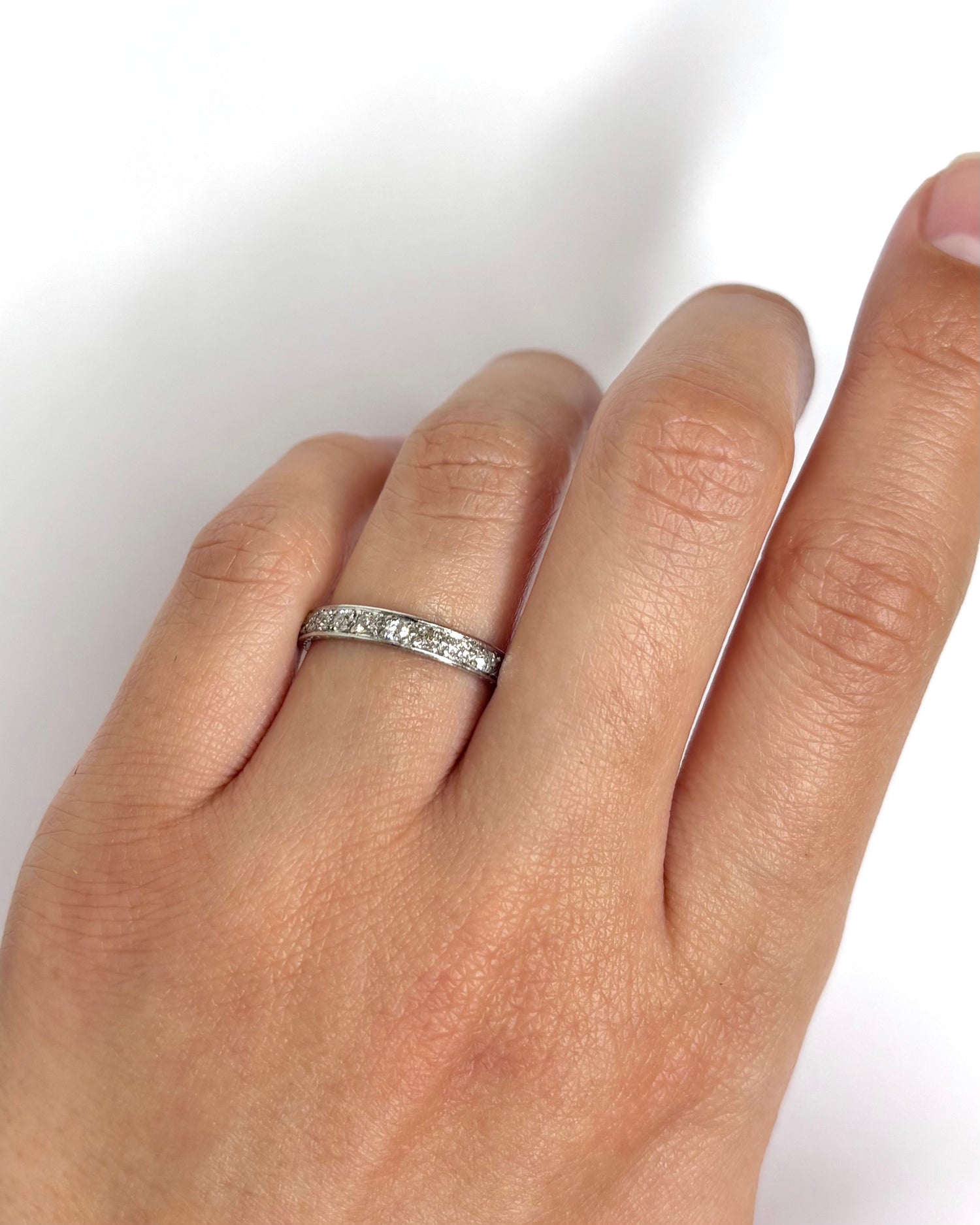 Art Deco Diamond Half-Alliance "Prunelle"