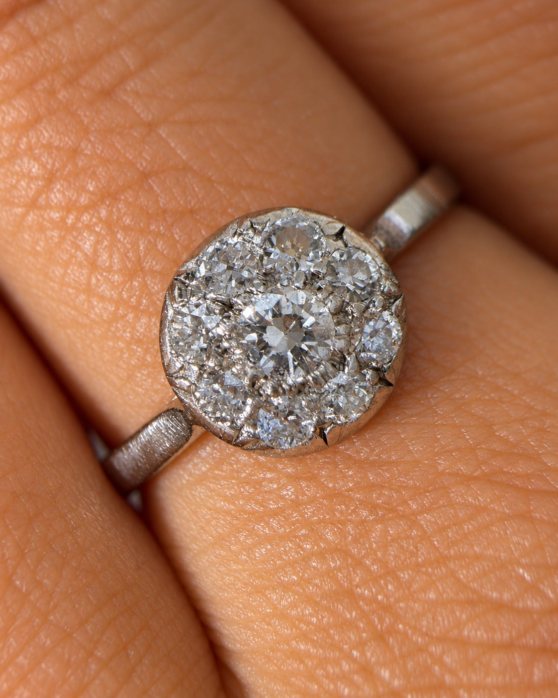 Bague Art-Déco Diamants 0.81 carat "Meryl"
