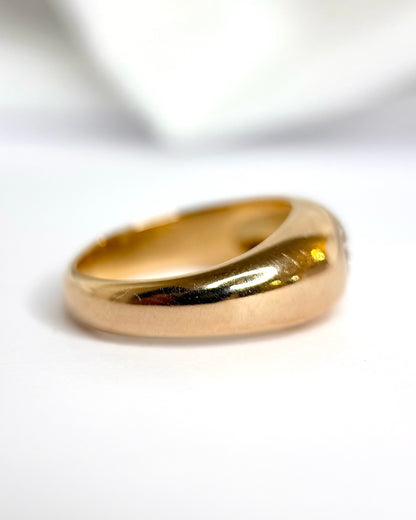 Alianza de diamantes de 0,45 quilates, 5,42 g, «Coralie»