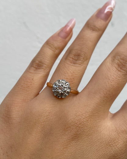 Bague Marguerite Art Déco Diamants &quot;Enora&quot;