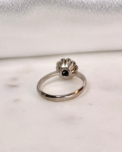 Bague Marguerite Émeraude et Diamants “Isolde”