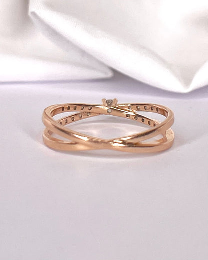 Anillo Mauboussin de diamantes de 0,28 quilates «À La Croisée Des Chemins»