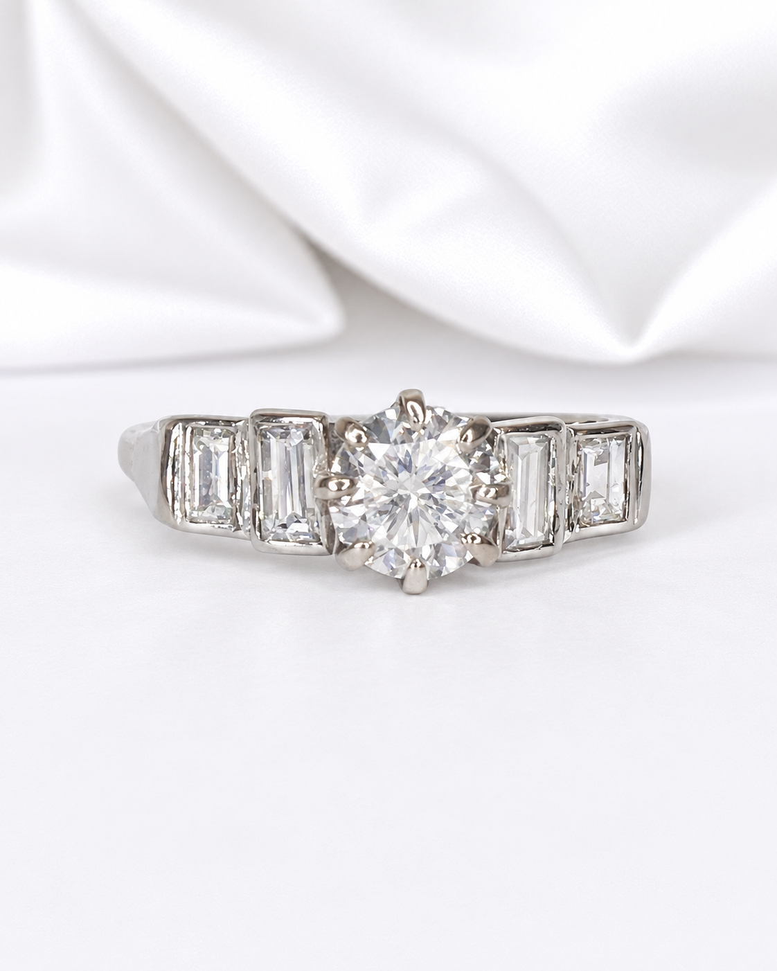 Bague Rivière Diamants 1.17 carat H/VS "Clélia"