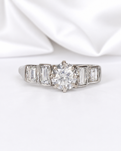 Bague Rivière Diamants 1.17 carat H/VS "Clélia"