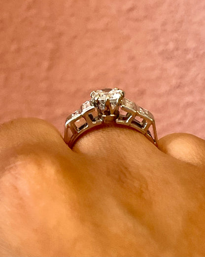 Bague Rivière Diamants 1.17 carat H/VS "Clélia"