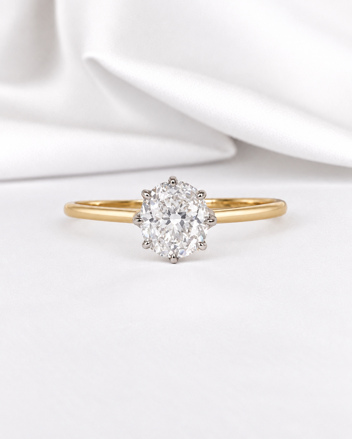 Bague Solitaire Diamant 1.10 carat "Emmeline"