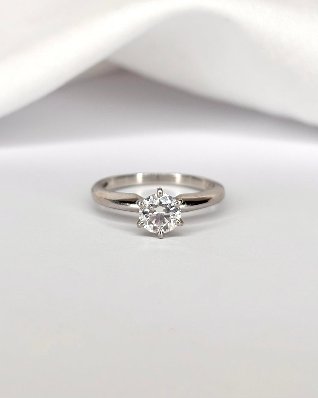 Solitaire Diamond Ring 0.57 carat "Thaïs"