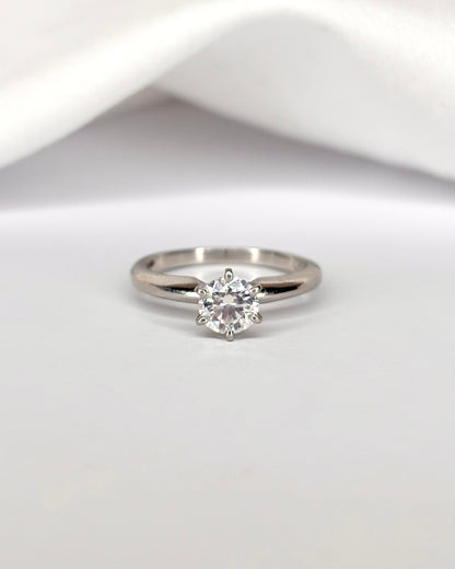 Solitaire Diamond Ring 0.57 carat "Thaïs"