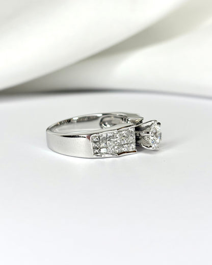 Anillo solitario diamante 1.14 quilates &quot;Adela&quot;