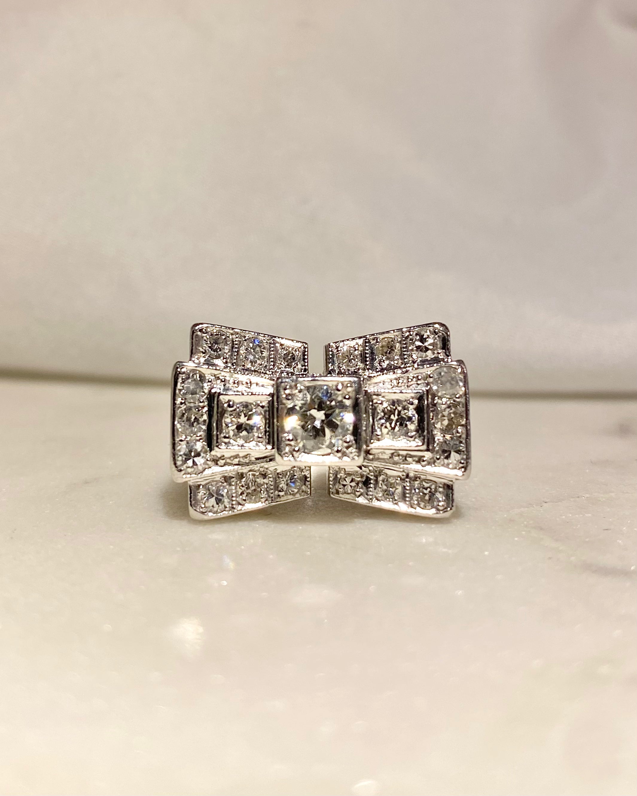 Anillo Tank Diamantes 1 quilate "Dalby"