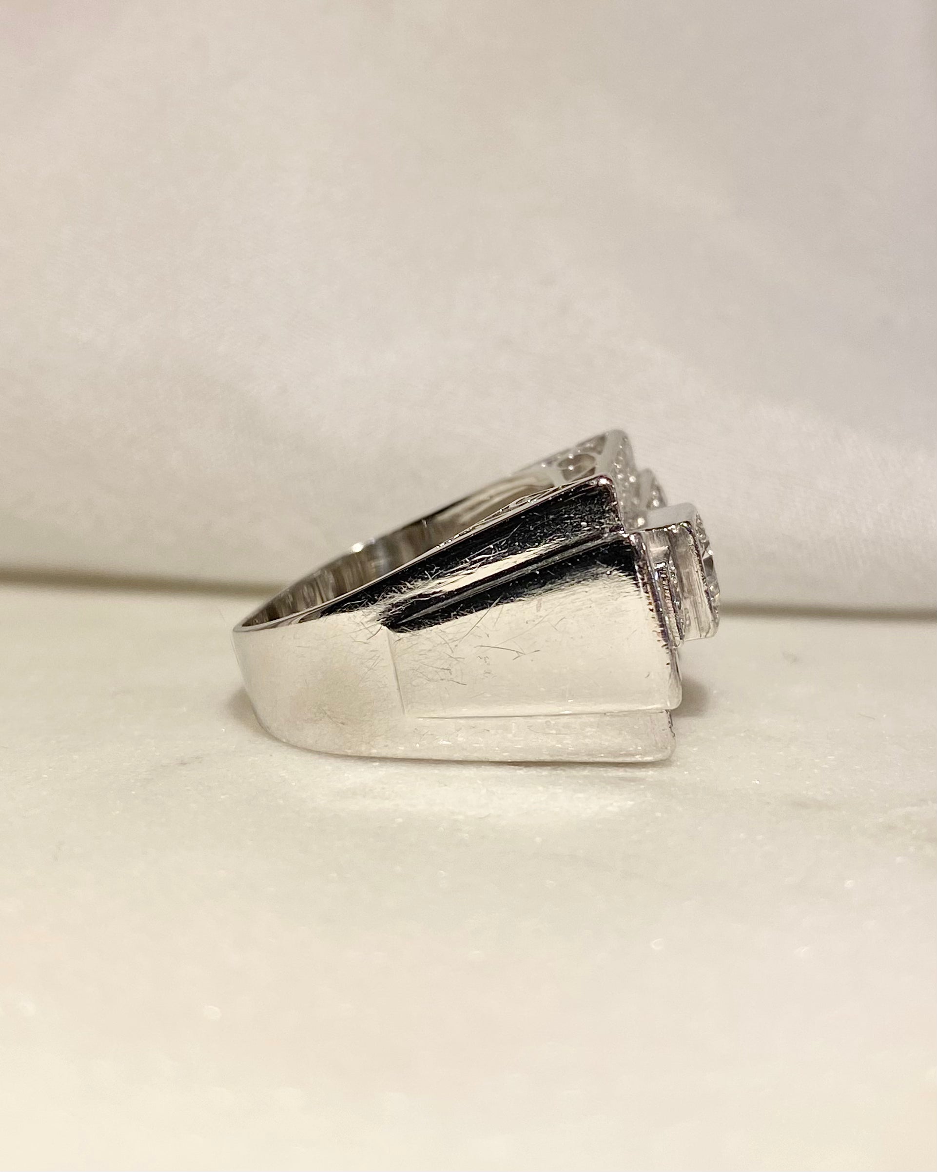 Bague Tank Diamants 1 carat &quot;Dalby&quot;