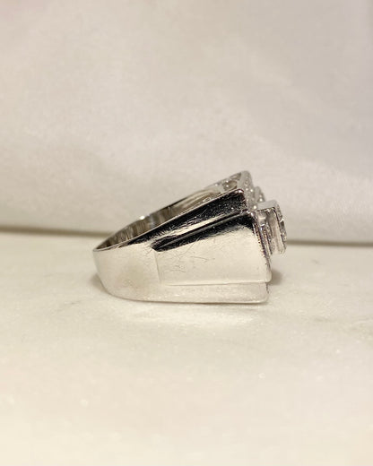 Bague Tank Diamants 1 carat &quot;Dalby&quot;