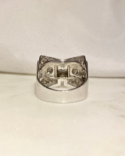 Bague Tank Diamants 1 carat &quot;Dalby&quot;