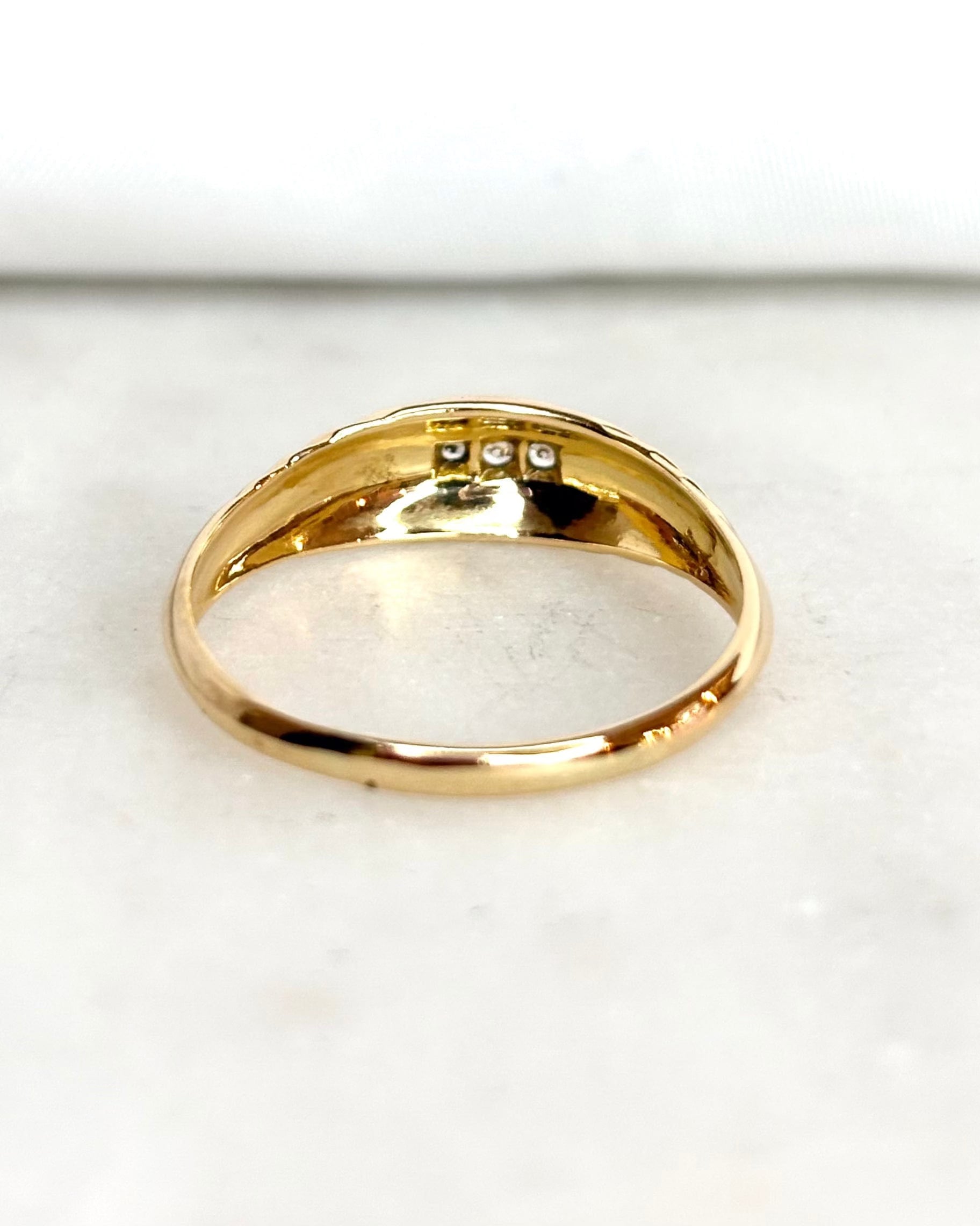 Bague Jonc Diamants "Ema"