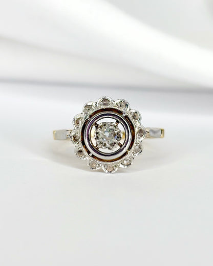 Bague Art Déco Diamants "Eudoxie"