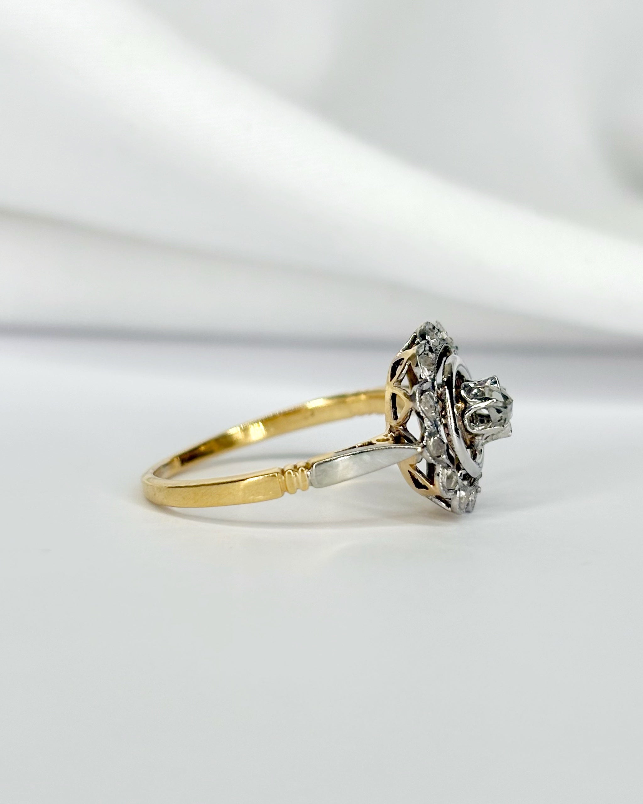 Bague Art Déco Diamants "Eudoxie"