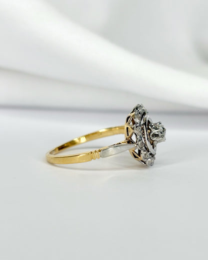 Bague Art Déco Diamants "Eudoxie"