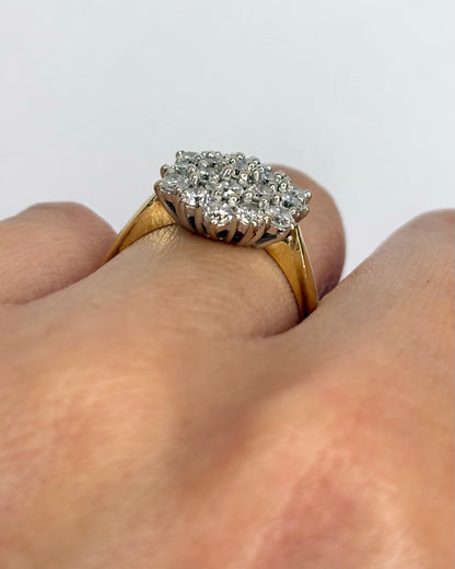 Bague Marguerite Diamants 1.19 carat &quot;Megan&quot;