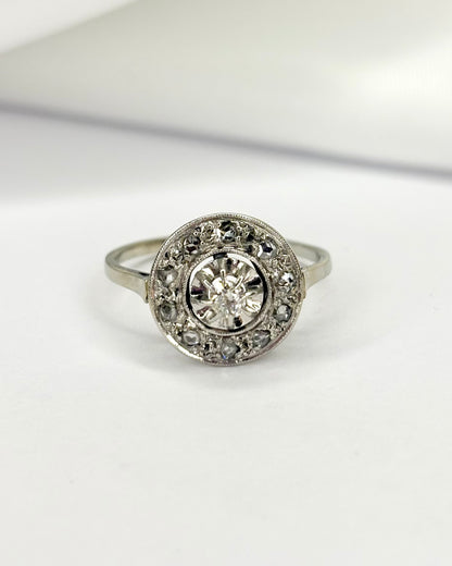 Bague Art Déco Diamants &quot;Vesna&quot;