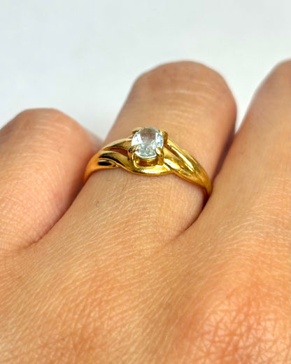 Bague Tourbillon Topaze 0.50 carat “Aynah”