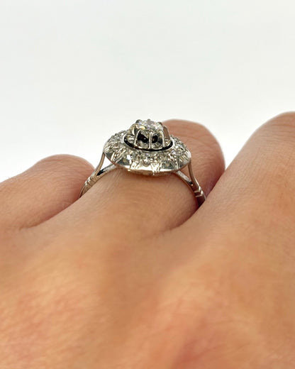 Art Deco Diamond Ring 0.54 carat 3g "Conny"