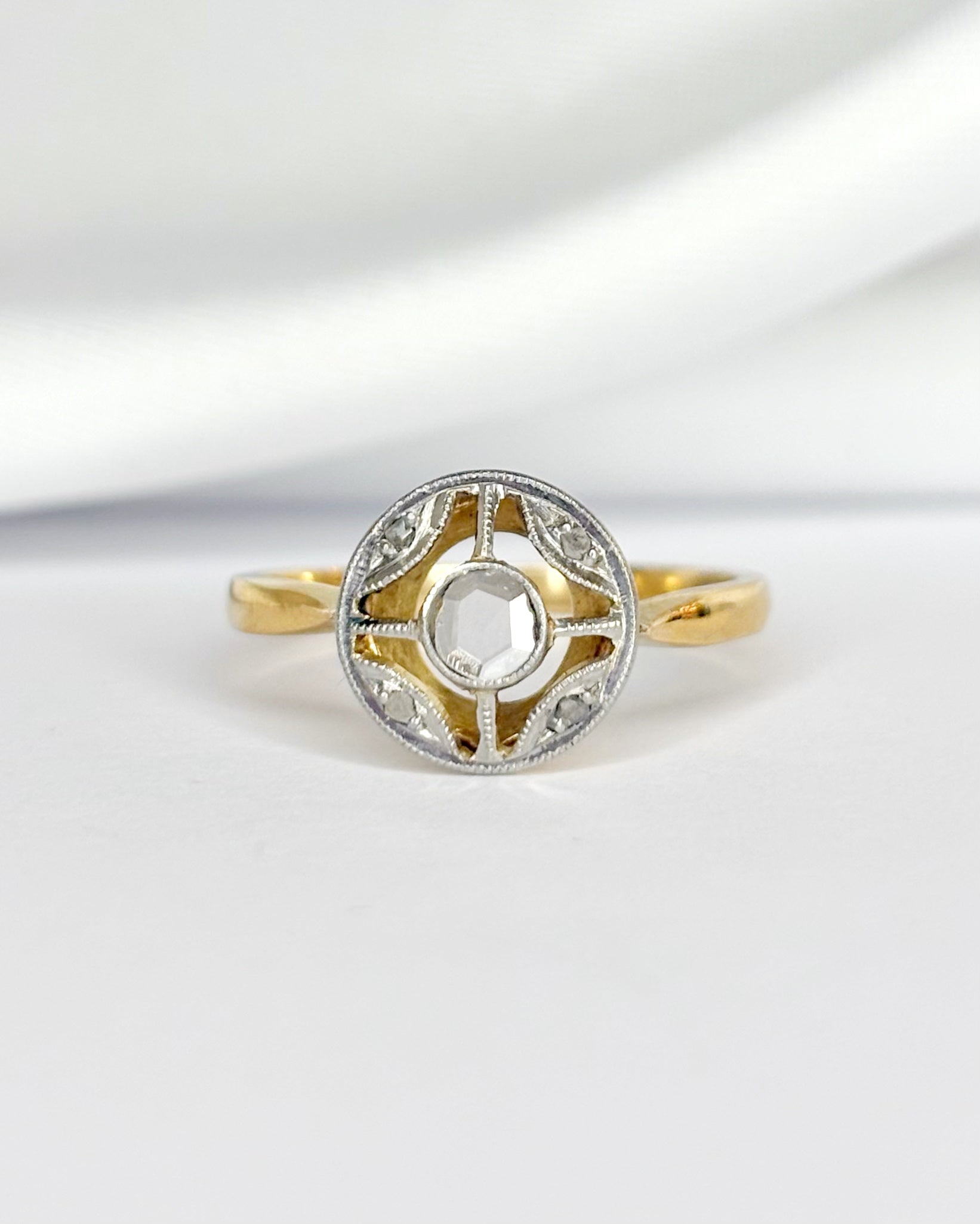 Bague Art Déco Diamants "Daphné" - Elliade Paris