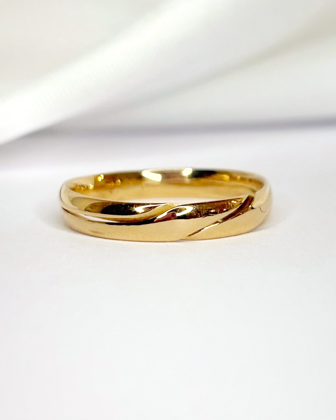 Alliance Or Jaune 18 carats 3 mm "Corie"