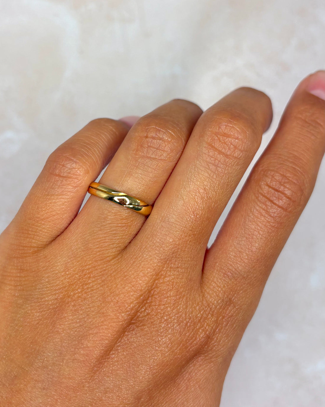 Alliance Or Jaune 18 carats 3 mm "Corie"