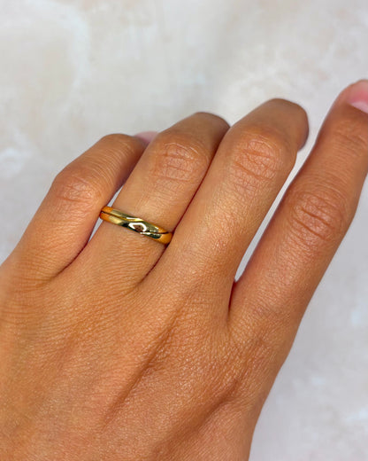 Alliance Or Jaune 18 carats 3 mm "Corie"