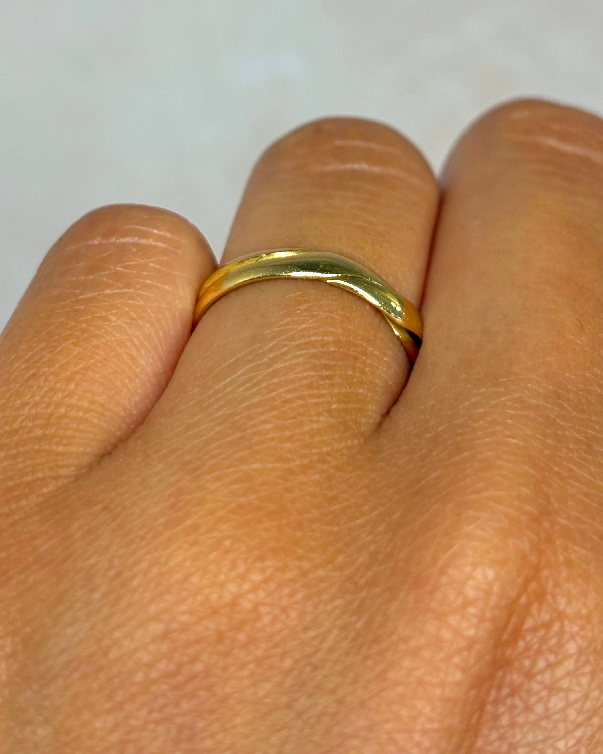Alliance Or Jaune 18 carats 3 mm "Corie"