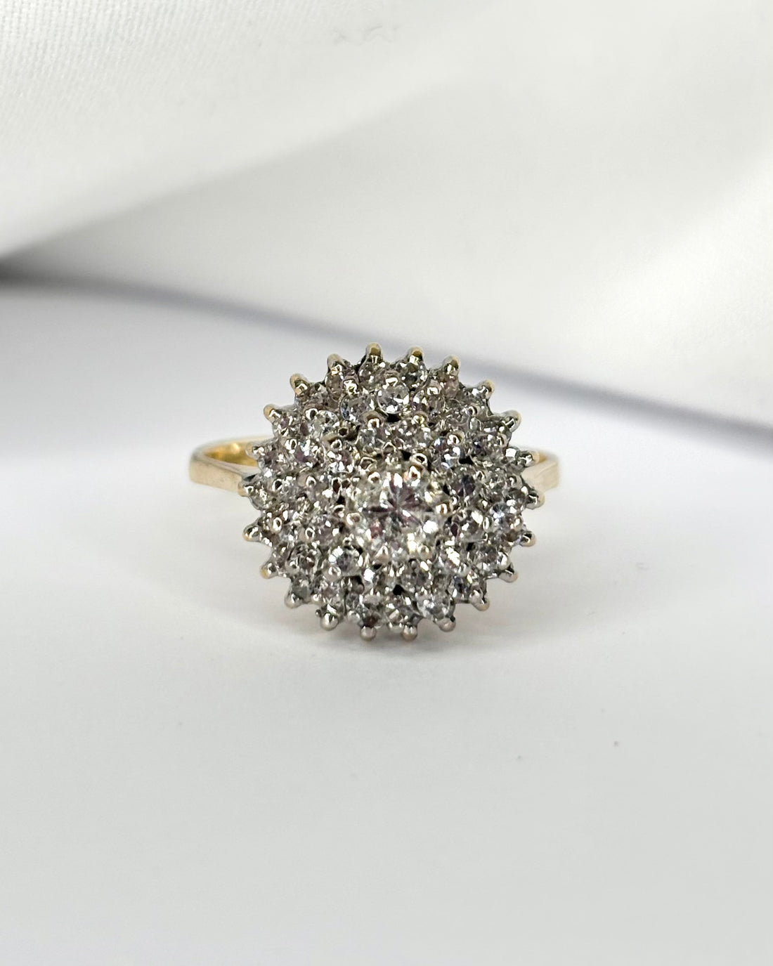Bague Marguerite 53 Diamants 1.24 Carat &quot;Nina&quot;
