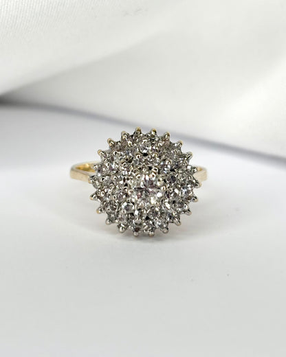 Bague Marguerite 53 Diamants 1.24 Carat &quot;Nina&quot;