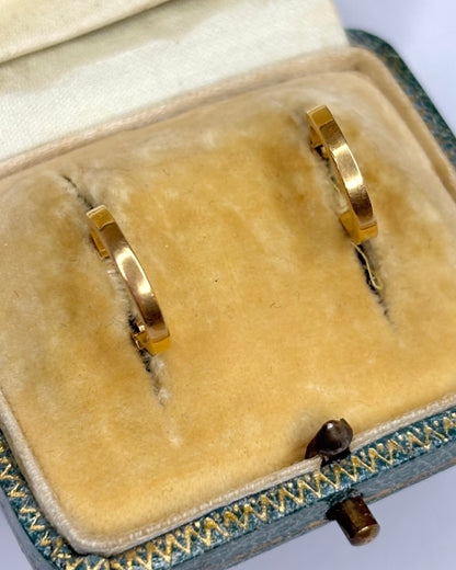 Créoles Or Jaune "Cora"