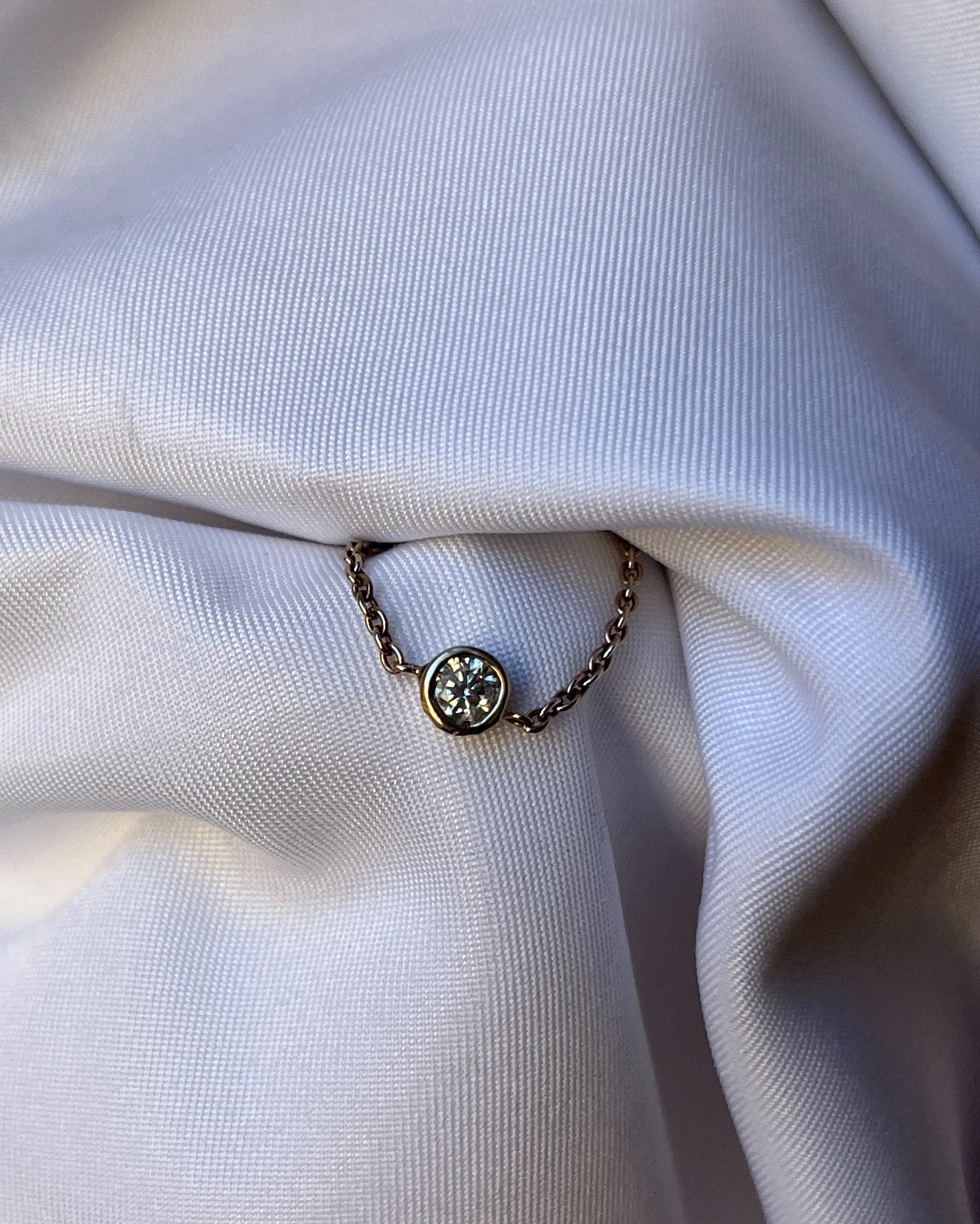 Bague Solitaire Diamant vintage "Maëlise" - Elliade Paris