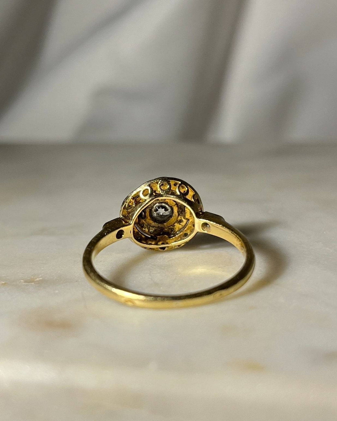 Bague Art-déco diamants &quot;Giulia&quot;