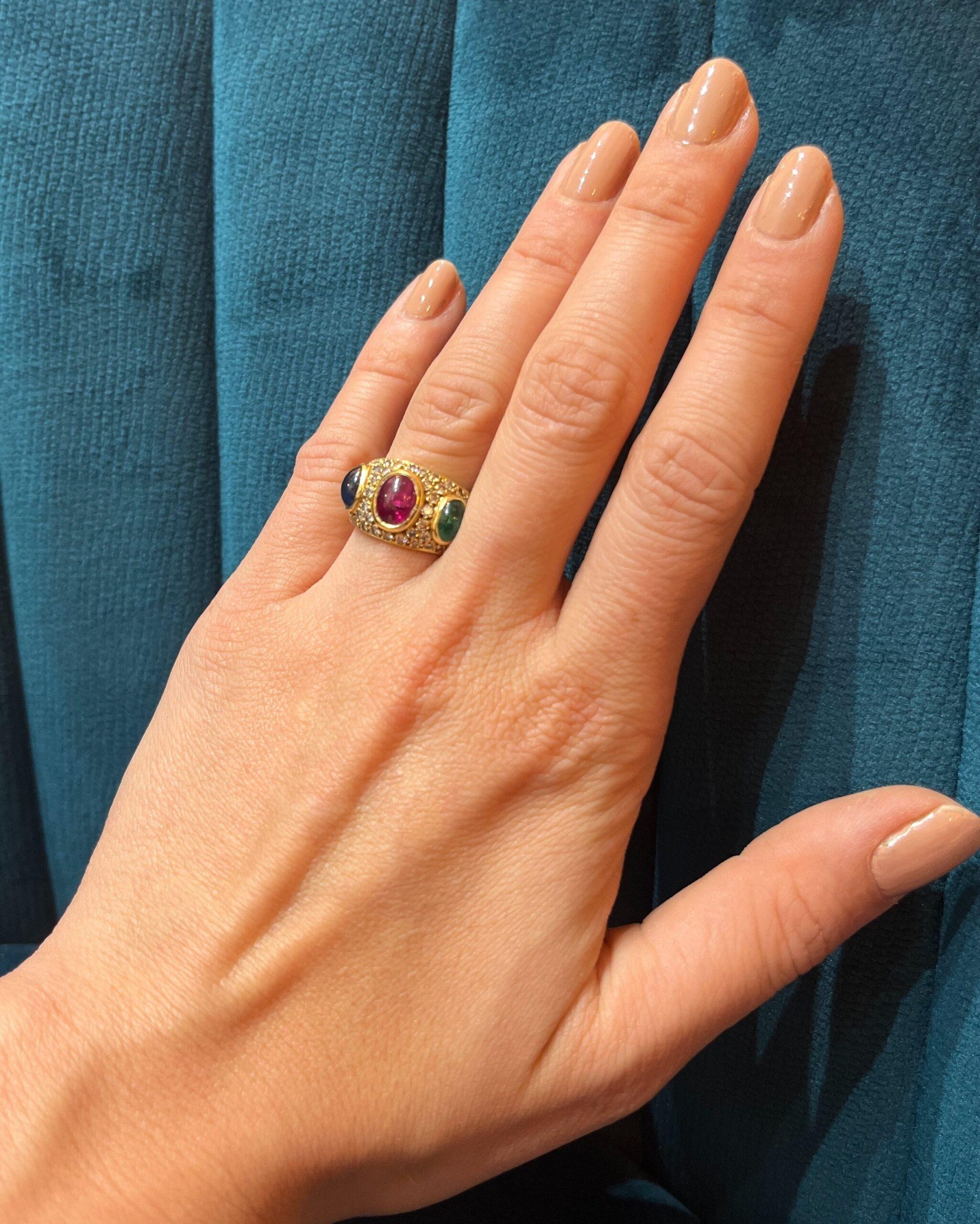 Anillo precioso vintage "Alya"
