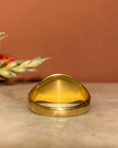 Chevalière Vintage Or 18 carats &quot;Emeth&quot;