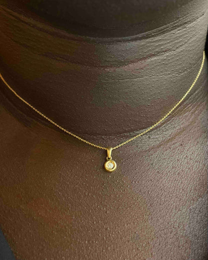 Pendentif diamant vintage &quot;Alessia&quot;