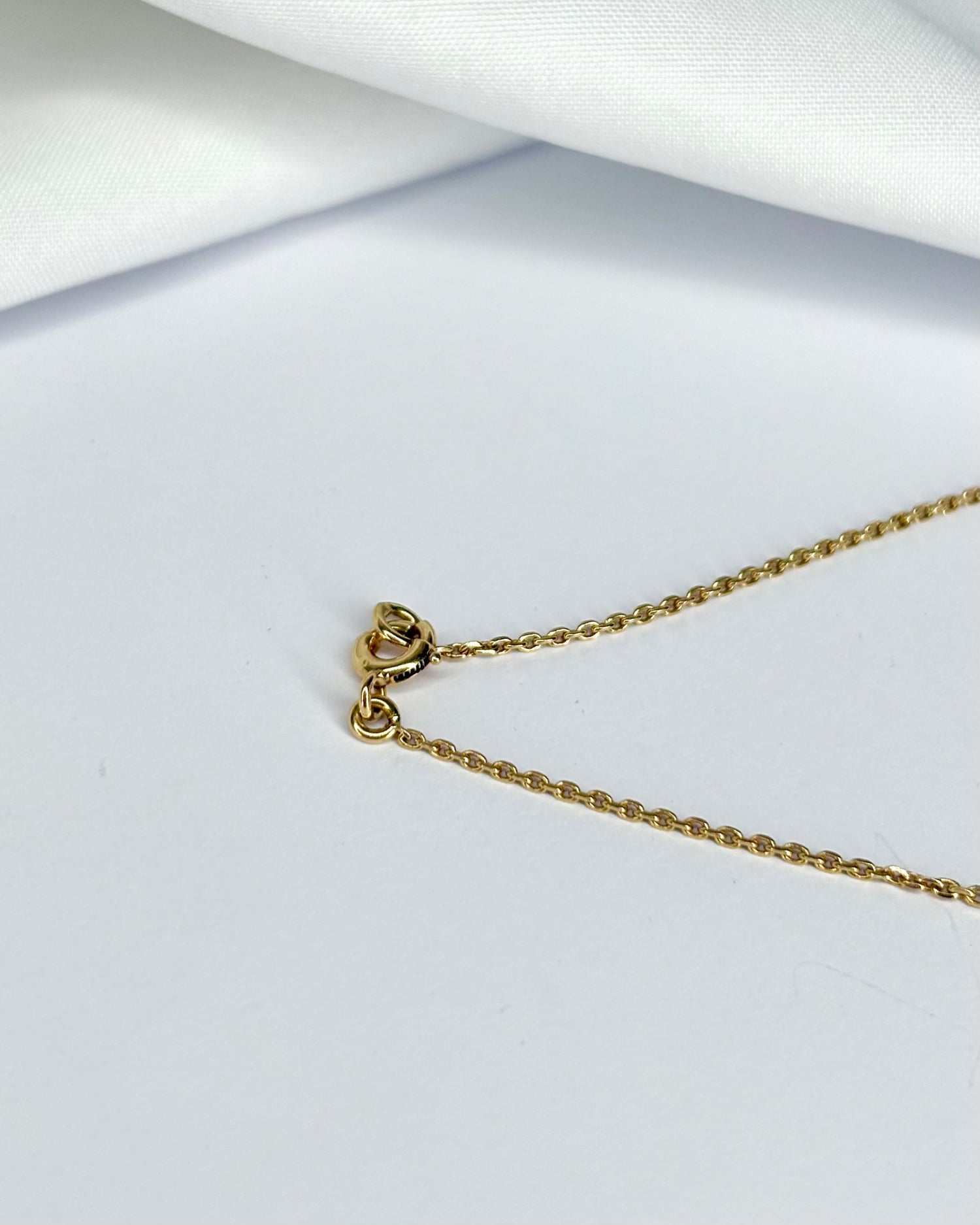 Collier Rubis poire 0.50 carat &amp; Diamant &quot;Margaux&quot;