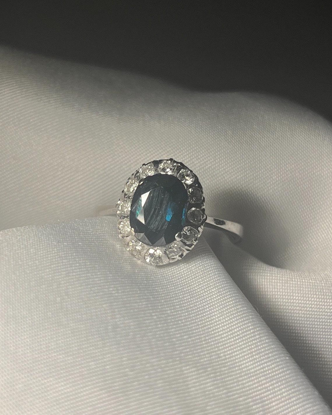 Bague Saphir &amp; Diamants &quot;Délia&quot;
