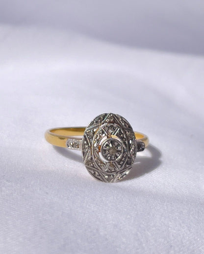 Bague diamants Art-déco &quot;Alva&quot;