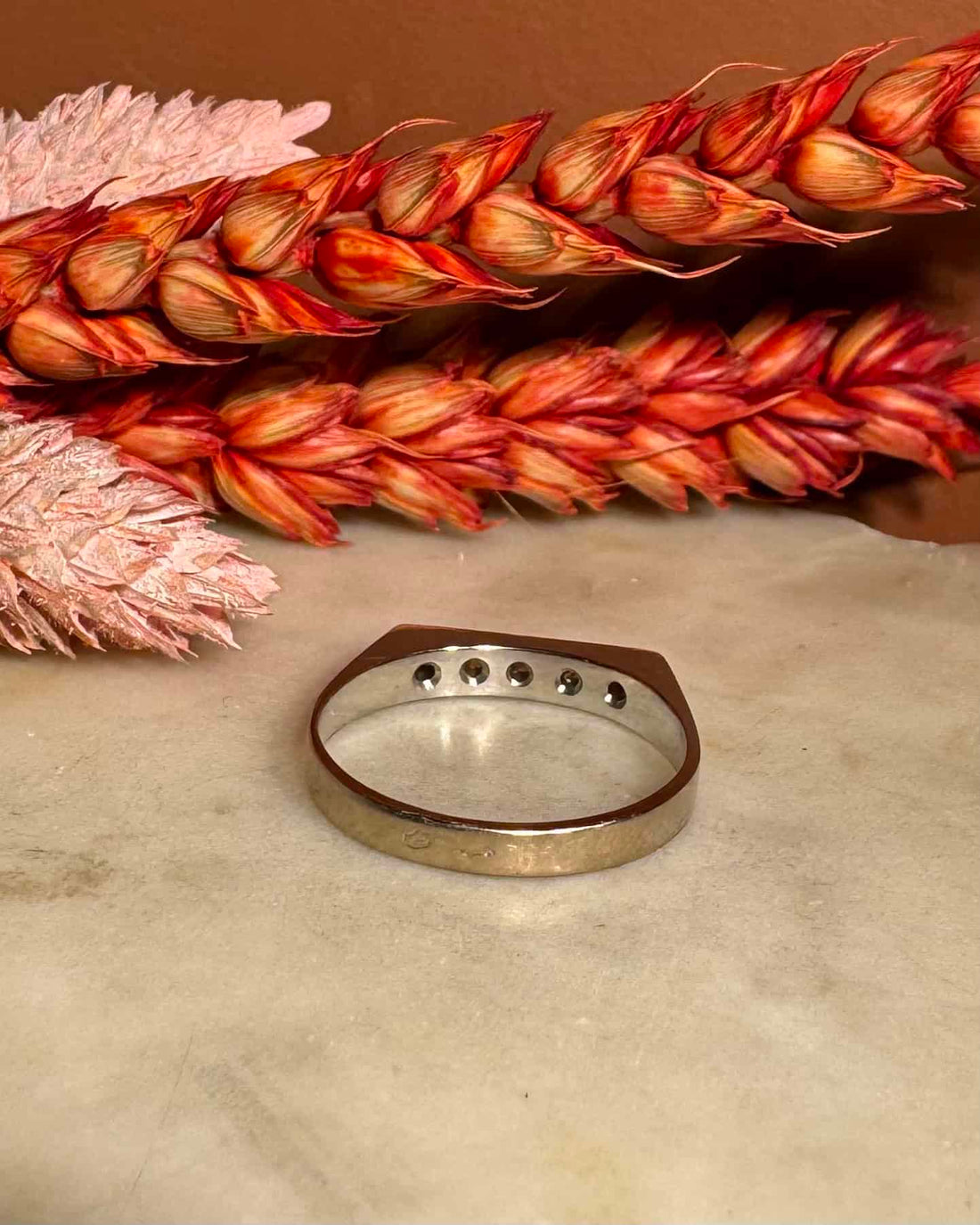 Bague rivière 5 Diamants &quot;Poppy&quot;