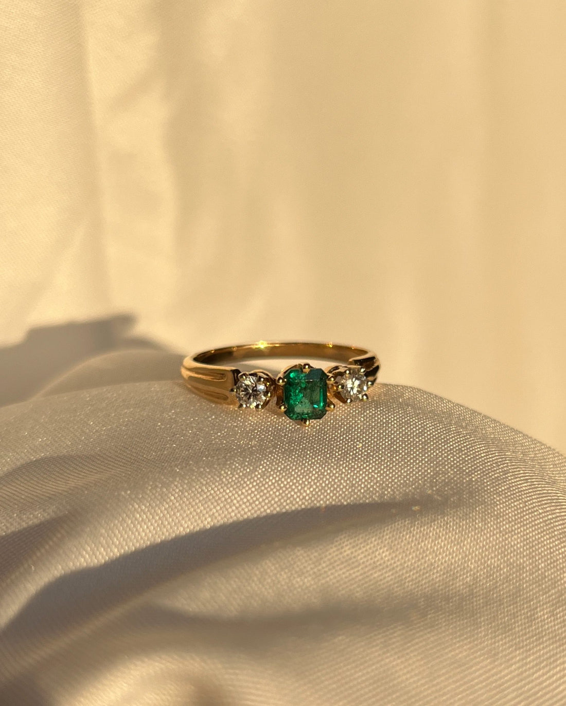 Bague vintage émeraude &quot;Isla&quot;