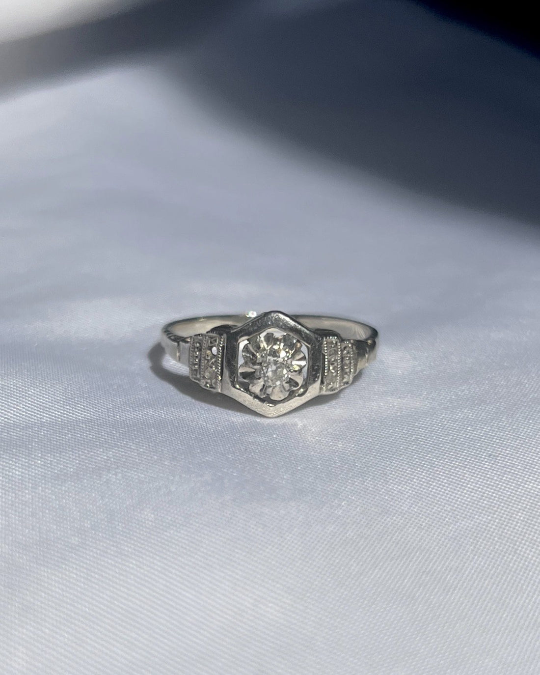 Bague diamants Art-déco &quot;Giovanna&quot;